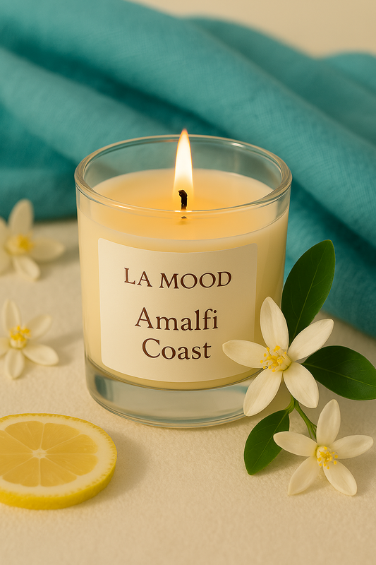 Amalfi coast candle