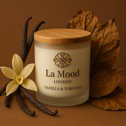 vanilla and tobacco candle